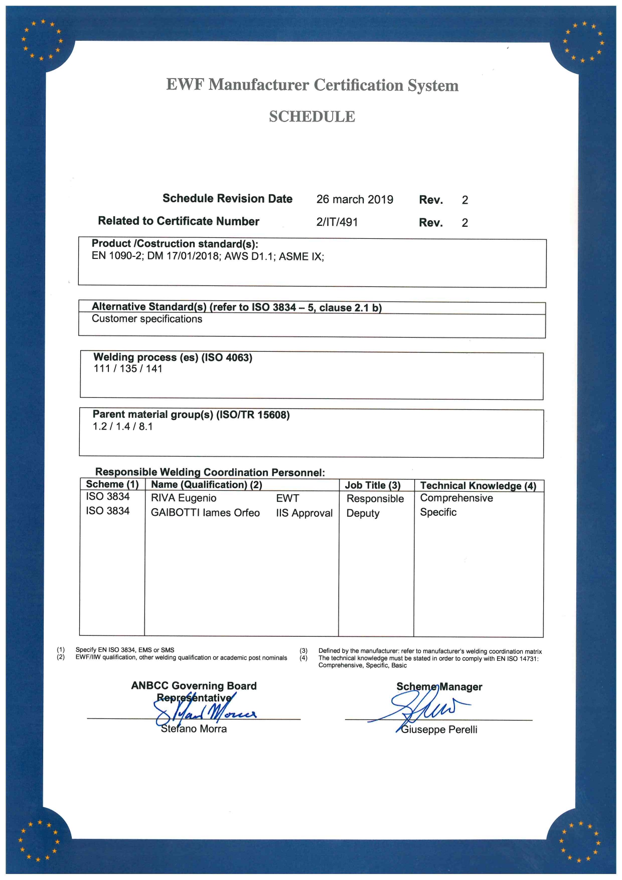 certificazioni carpenteria eurotest